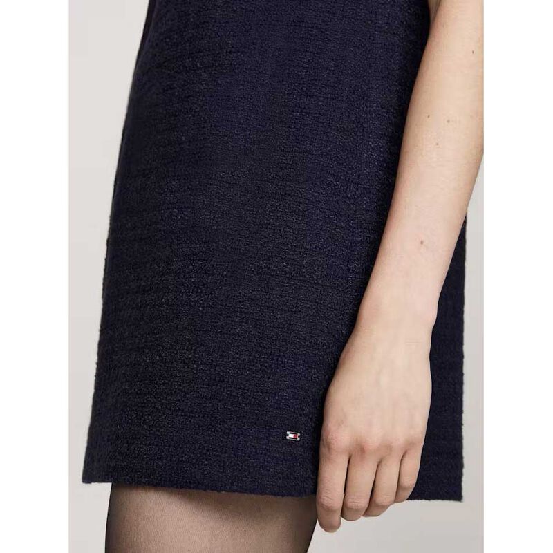 Tommy Hilfiger Tweed Co Mix Short Shift Dress image number 2